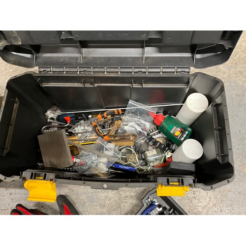 129 - 2 TOOL BOXES TO INCLUDE HARDWARE AND TOOLS