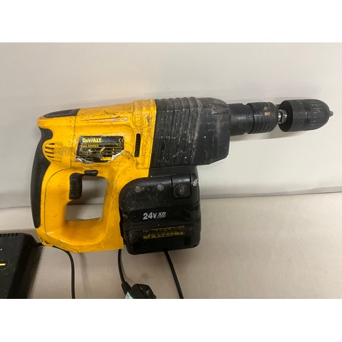 135 - DEWALT 24V RECHARGE HAMMER DRILL WITH CHARGING STATION