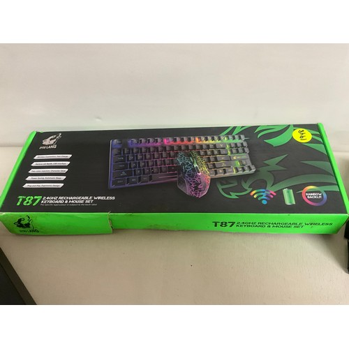 137 - RECHARGEABLE WIRELESS KEYBOARD & MOUSE BPXED, 5000W POWER INVERTOR, EMOTIVA PA-1 POWER BALANCED AMPL... 