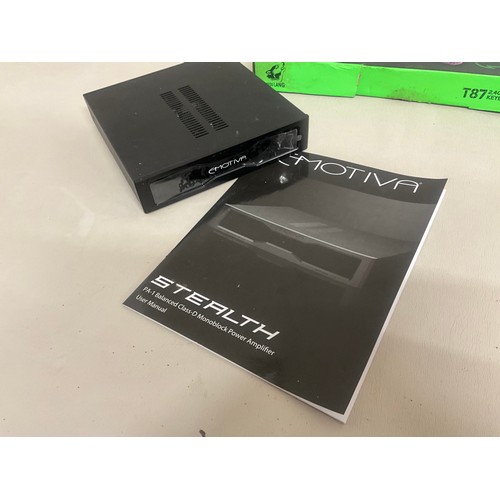 137 - RECHARGEABLE WIRELESS KEYBOARD & MOUSE BPXED, 5000W POWER INVERTOR, EMOTIVA PA-1 POWER BALANCED AMPL... 