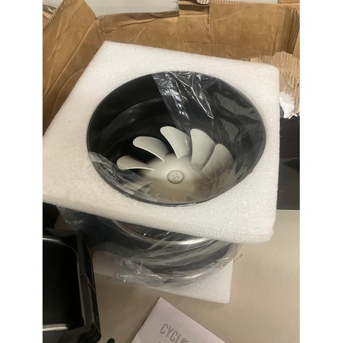 139 - NEW CYCLONE MIXED FLOW IN LINE DUCT FAN SYSTEM WITH INSTRUCTIONS