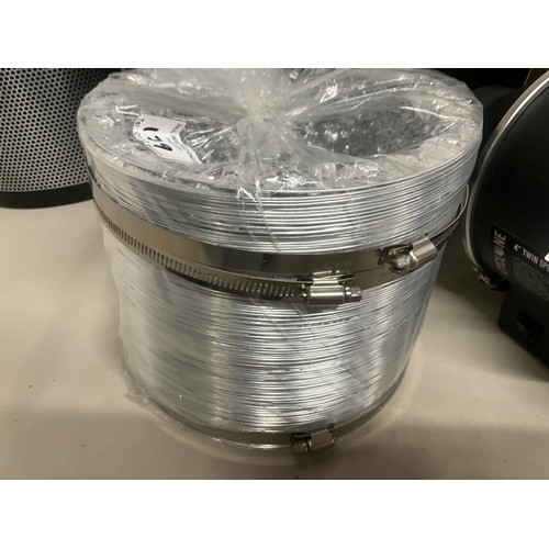 139 - NEW CYCLONE MIXED FLOW IN LINE DUCT FAN SYSTEM WITH INSTRUCTIONS