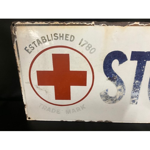 152 - VINTAGE ENAMEL STONE ALE SIGN 30