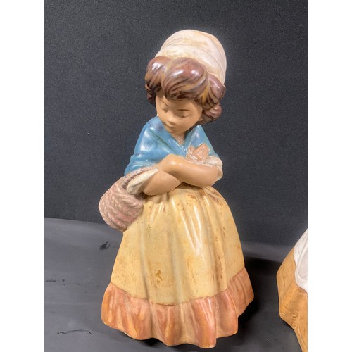 155 - 2 X LLADRO GIRL FIGURES A/F