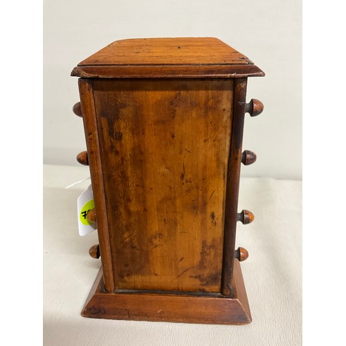 158 - EDWARDIAN MAHOGANYY CASED PERPETUAL CALENDAR A/F H9