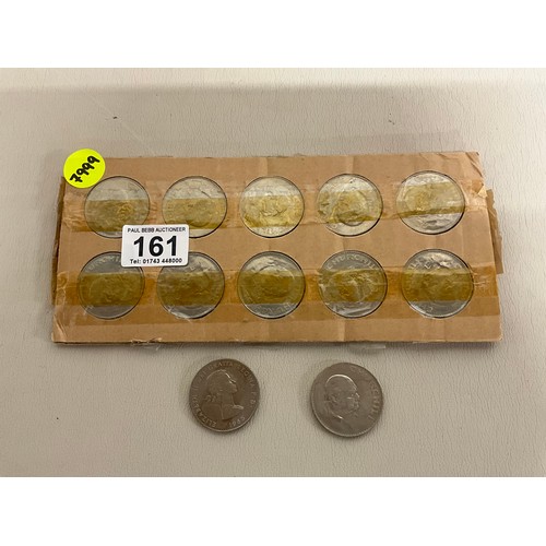 161 - 12 X CHURCHILL CROWNS