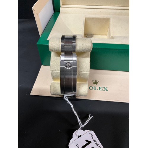 164 - REPRODUCTION FAKE ROLEX GENTS WATCH IN BOX WITH PAPERWORK