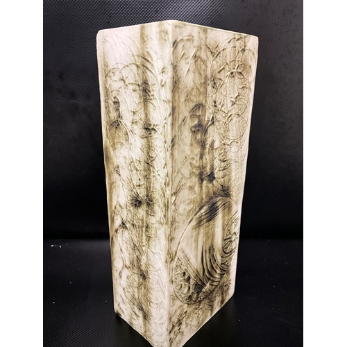 166 - STUDIO POTTERY VASE BY CARN POTTERY NANCLEDRA PENZANCE CORNWALL H9