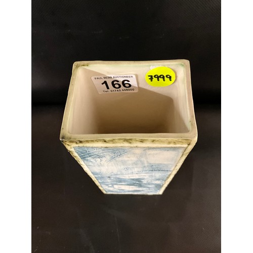 166 - STUDIO POTTERY VASE BY CARN POTTERY NANCLEDRA PENZANCE CORNWALL H9