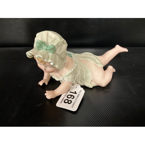 168 - PAIR OF GERMAN BISQUE PAINO BABIES