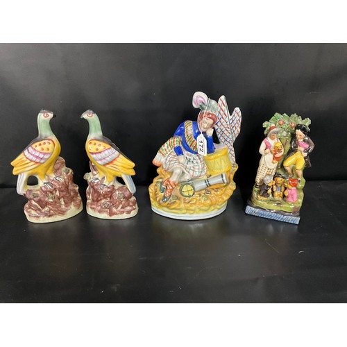 172 - 4 REPRODUCTION STAFFORDSHIRE FIGURES