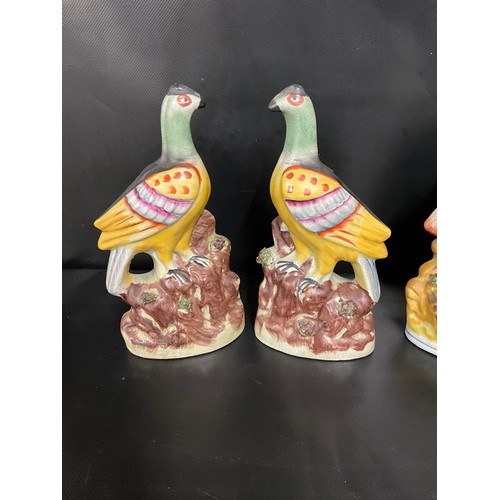 172 - 4 REPRODUCTION STAFFORDSHIRE FIGURES