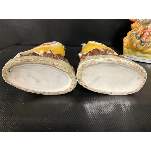 172 - 4 REPRODUCTION STAFFORDSHIRE FIGURES