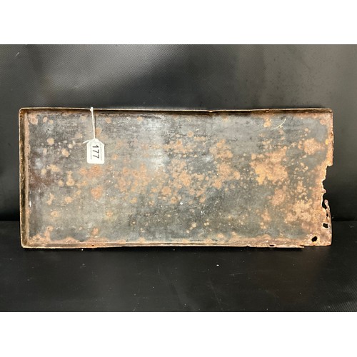 177 - VINTAGE ENAMEL SIGN - PARNELL A/F 23