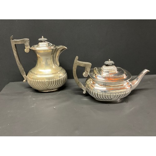 180 - VINTAGE SILVER PLATED TEA AND COFFEE POT