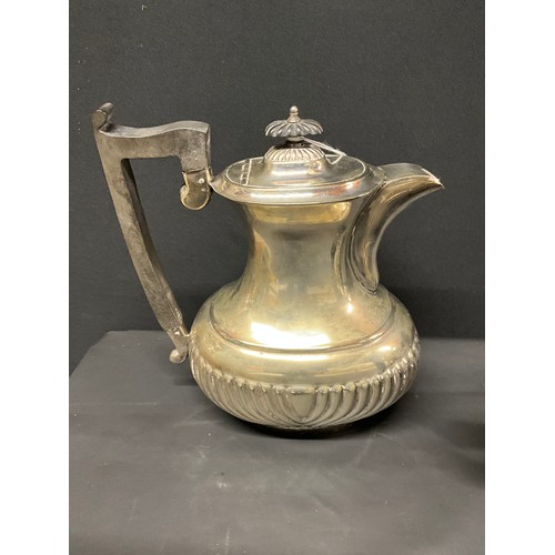 180 - VINTAGE SILVER PLATED TEA AND COFFEE POT