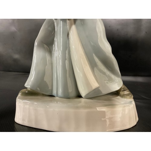 154 - NAO CHILD READY WITH PUPPY FIGURE AND CONTINENTAL FIGURE OF SHEPHERD