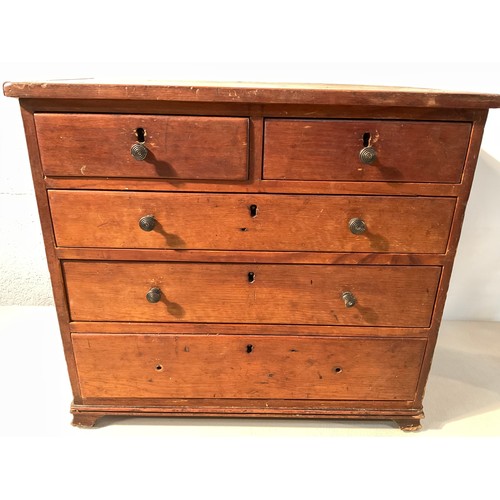 2 - MINIATURE 2 OVER 3 CHEST OF DRAWERS (APPRENTICE PIECE) H13