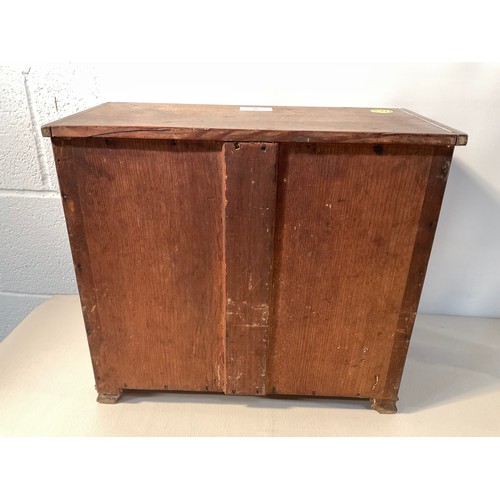 2 - MINIATURE 2 OVER 3 CHEST OF DRAWERS (APPRENTICE PIECE) H13