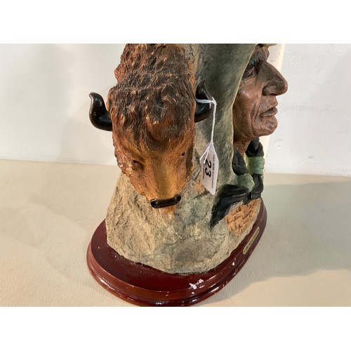 23 - AMERICAN INDIAN FIGURE (THE JULIANA COLLECTION) H12