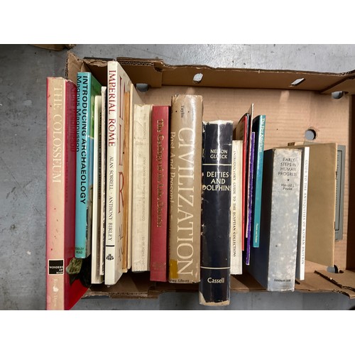47 - BOX OF BOOKS - ROME ETC