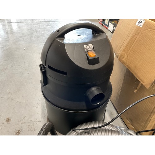 48 - PONDOMATIC HOOVER WITH ATTACHMENTS
