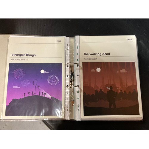 59 - FOLDER OF NEW FILM POSTERS -LORD OF THE RINGS ETC