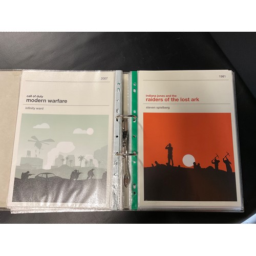 59 - FOLDER OF NEW FILM POSTERS -LORD OF THE RINGS ETC