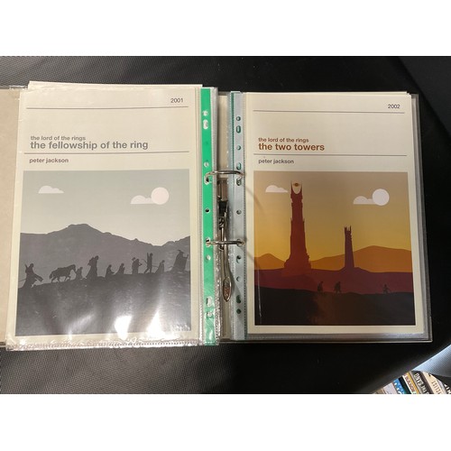 59 - FOLDER OF NEW FILM POSTERS -LORD OF THE RINGS ETC