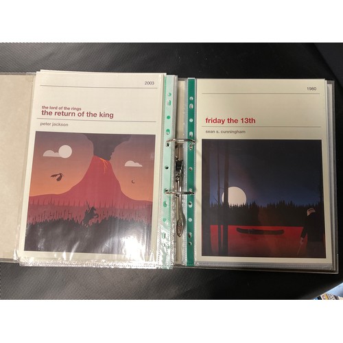 59 - FOLDER OF NEW FILM POSTERS -LORD OF THE RINGS ETC