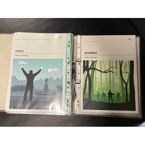 59 - FOLDER OF NEW FILM POSTERS -LORD OF THE RINGS ETC