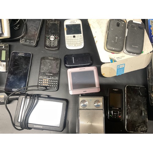 BOX OF CAMERAS,MOBILE PHONES ETC