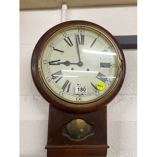 180 - REPRODUCTION DROP BOX WALL CLOCK H19