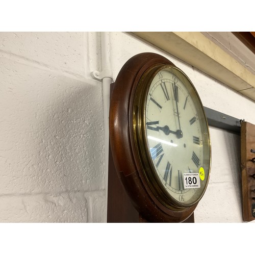 180 - REPRODUCTION DROP BOX WALL CLOCK H19