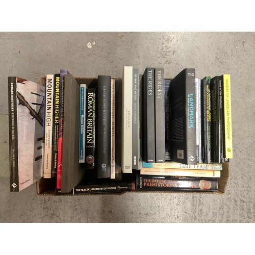 197 - BOX OF MODERN BOOKS - LANDMARKS PLACES ETC