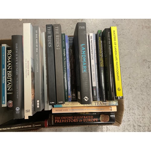 197 - BOX OF MODERN BOOKS - LANDMARKS PLACES ETC