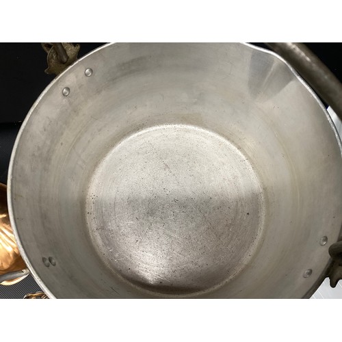 200 - LARGE JAM PAN ENAMEL DISHES ETC