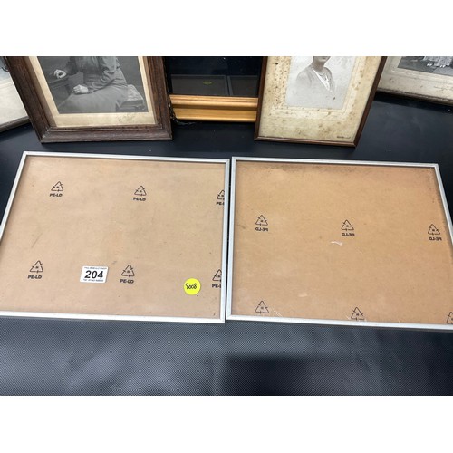 204 - QTY OF PICTURE FRAMES