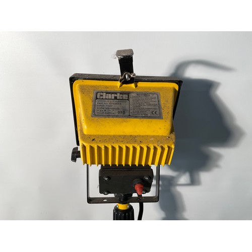 222 - ELECTRIC WORK LIGHT ON STAND