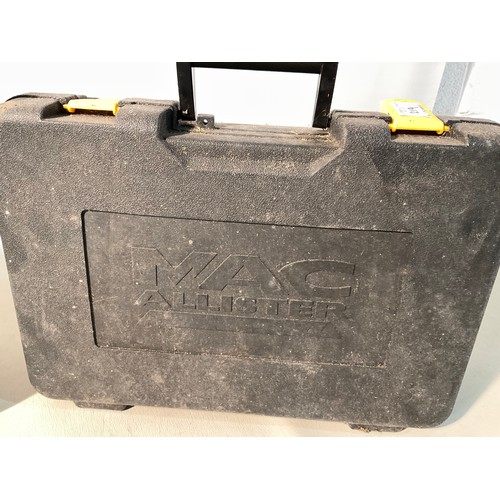 219 - CASED BLACK AND DECKER DRILL KIT AND CASED MACALISTER HEAVY DUTY DRILL