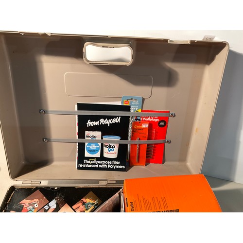219 - CASED BLACK AND DECKER DRILL KIT AND CASED MACALISTER HEAVY DUTY DRILL