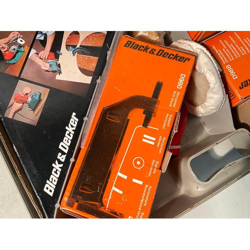 219 - CASED BLACK AND DECKER DRILL KIT AND CASED MACALISTER HEAVY DUTY DRILL