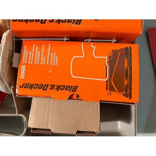 219 - CASED BLACK AND DECKER DRILL KIT AND CASED MACALISTER HEAVY DUTY DRILL