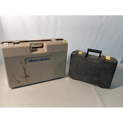 219 - CASED BLACK AND DECKER DRILL KIT AND CASED MACALISTER HEAVY DUTY DRILL