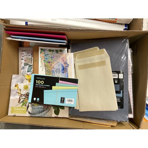 223 - 3 BOXES OF OFFICE STATIONARY ETC