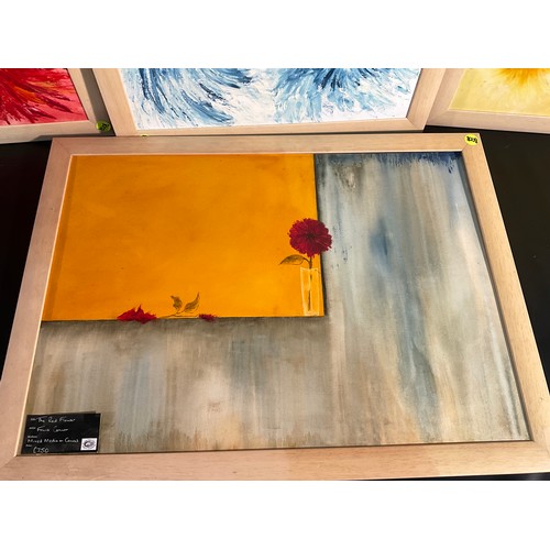 224 - 4 FRAMED OILS ON BOARD 31