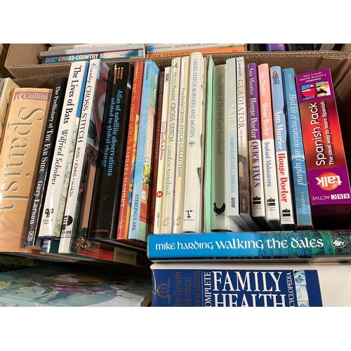 227 - 3 BOXES OF MODERN BOOKS AND CD,S