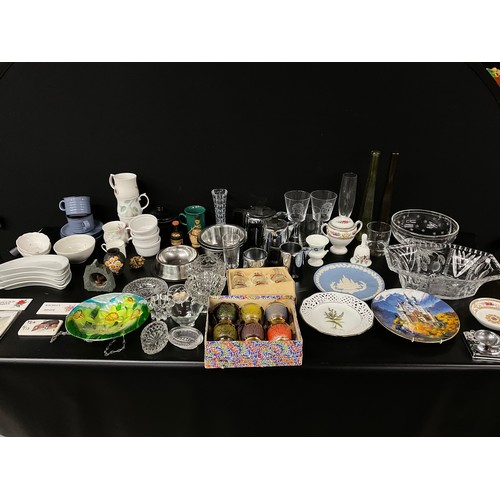 234 - 2 BOXES OF GLASS AND CHINA ITEMS