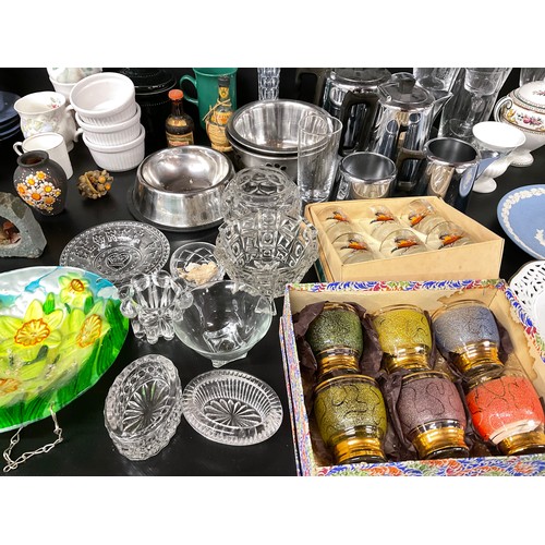 234 - 2 BOXES OF GLASS AND CHINA ITEMS