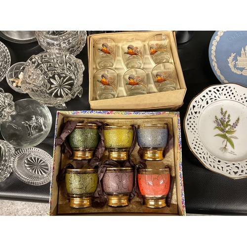 234 - 2 BOXES OF GLASS AND CHINA ITEMS